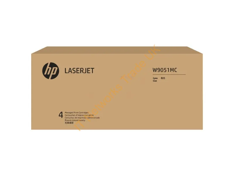 W9051MC - HP W9051MC Toner-kit cyan Contract, 52K pages ISO/IEC 19798 for HP E 87600