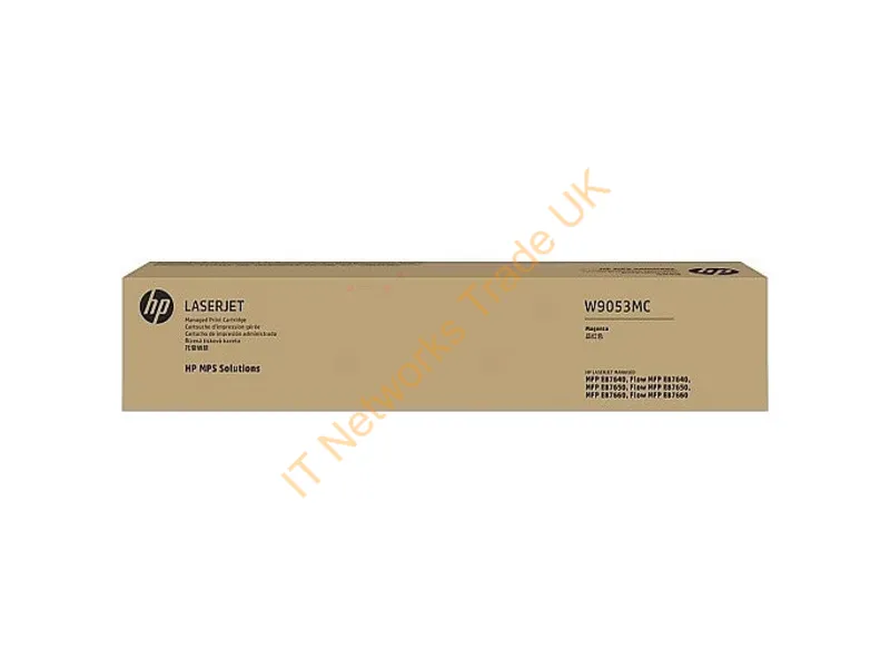 W9053MC - HP W9053MC Toner-kit magenta Contract, 52K pages ISO/IEC 19798 for HP E 87600