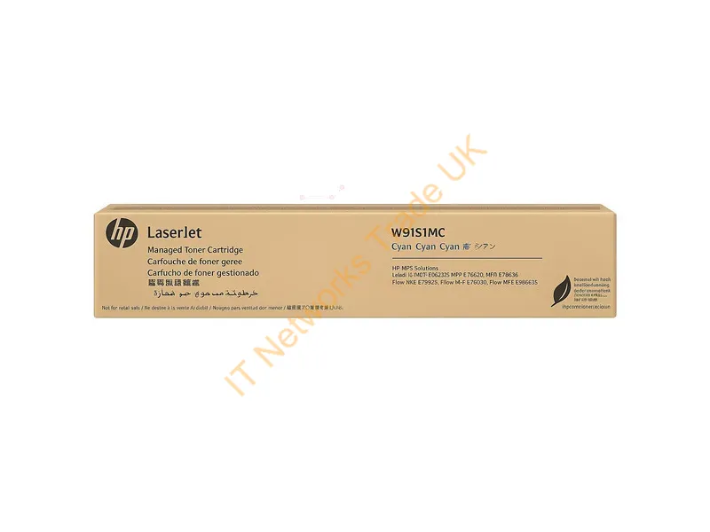 W9151MC - HP W9151MC Toner cartridge cyan Contract, 24K pages ISO/IEC 19752 for HP LaserJet E 78625