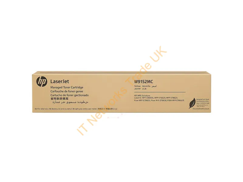 W9152MC - HP W9152MC Toner cartridge yellow Contract, 24K pages ISO/IEC 19752 for HP LaserJet E 78625