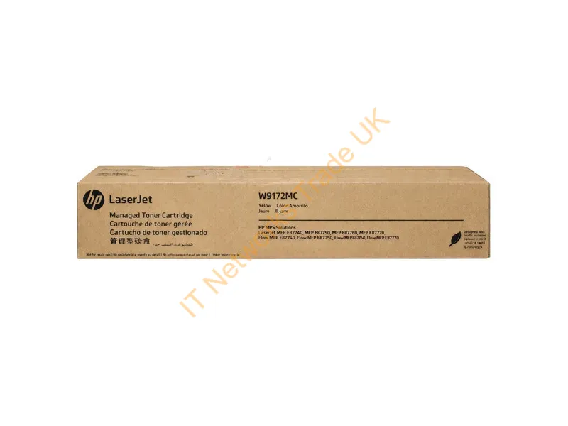 W9172MC - HP W9172MC Toner yellow high-capacity Contract, 45K pages ISO/IEC 19798 for HP LaserJet E 800