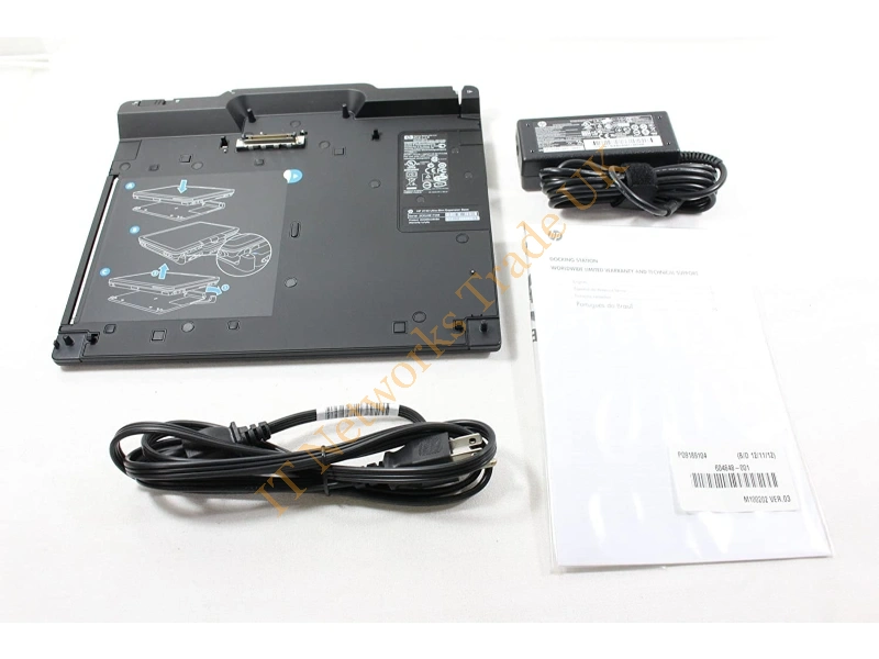 WA995AA HP Docking Station with AC Adapter for Elitebook Laptop Pc Laptop Accessory