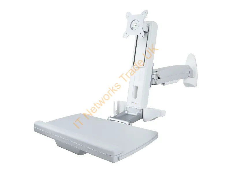 WALL-WORKSTATION-S - Startech.Com Wall-Workstation-S Desktop Sit-Stand Workplace