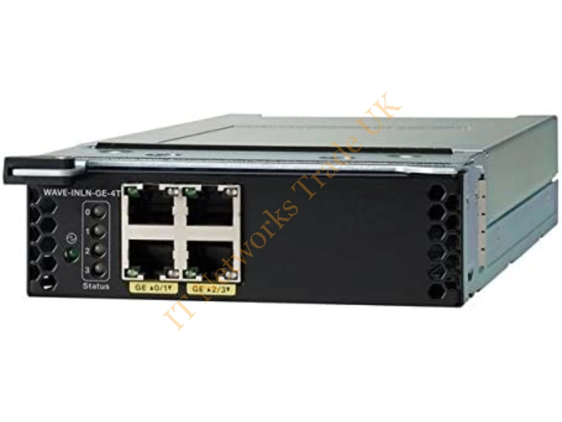 WAVE-INLN-GE-4T= Cisco WAVE 4-Port GE Copper Inline Card Networking Accessory