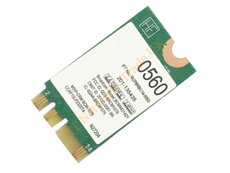 WC50G Dell Wirelss Wifi LAN Card Broadcom Mini PCI-Express 802.11b/g/n Bluetooth 4.0 Inspiron 13 (7348)