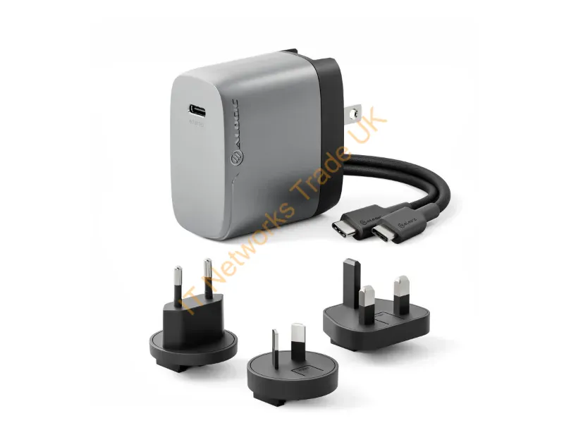 WCM1X67-SGR - Alogic Wcm1X67-Sgr Mobile Device Charger Tablet, Laptop, Smartphone Black, Gray Ac Fast Charging Indoor