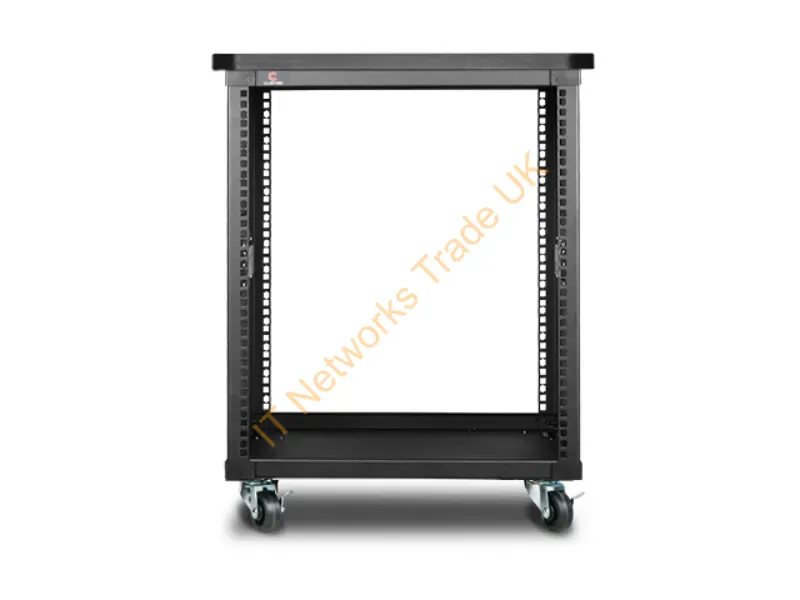 WD-1245-WT - Istarusa Frt Cost Incl Contigous Only 12U Freestanding Rack Black