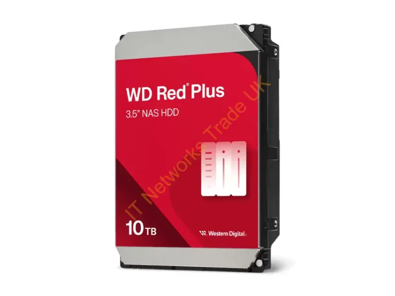 WD100EFGX-20PK - Western Digital Red Plus Wd100Efgx Internal Hard Drive 10 Tb 7200 Rpm 256 Mb 3.5" Serial Ata Iii