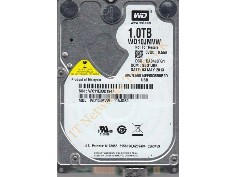WD10JMVW-11AJGS0 Western Digital 1TB USB 3.0 2.5-inch Hard Drive Storage HDD