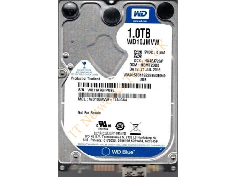 WD10JMVW-11AJGS4 Western Digital 1TB USB 3.0 2.5-inch Hard Drive Storage HDD