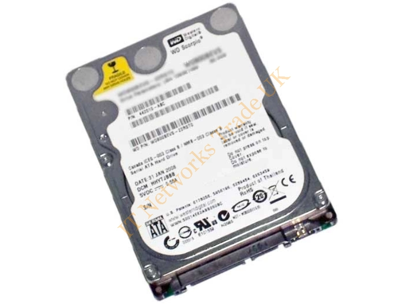 WD1200II Western Digital 120GB 5400RPM ATA-100 2.5-inch Laptop Hard Disk Drive Internal HDD