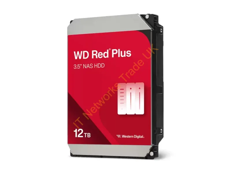 WD120EFGX - Western Digital Red Plus Wd120Efgx Internal Hard Drive 12 Tb 7200 Rpm 512 Mb 3.5" Serial Ata Iii