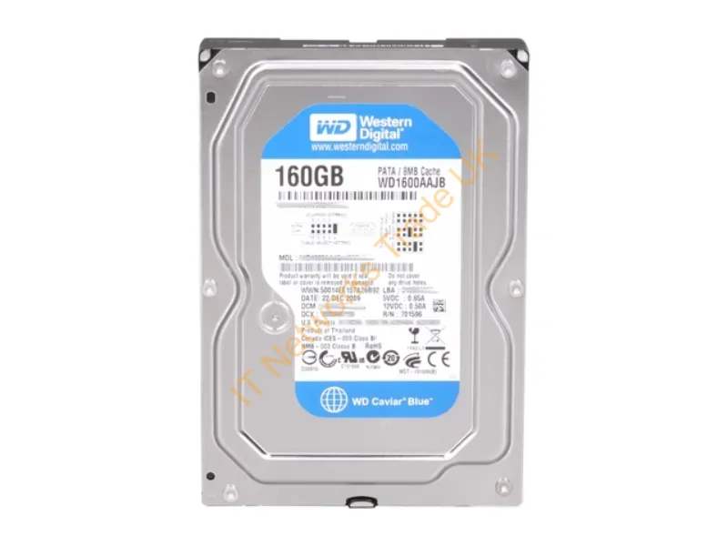 WD1600AAJB - Western Digital Caviar Blue 160Gb Internal Hard Drive 7200 Rpm 8 Mb 3.5" Parallel Ata