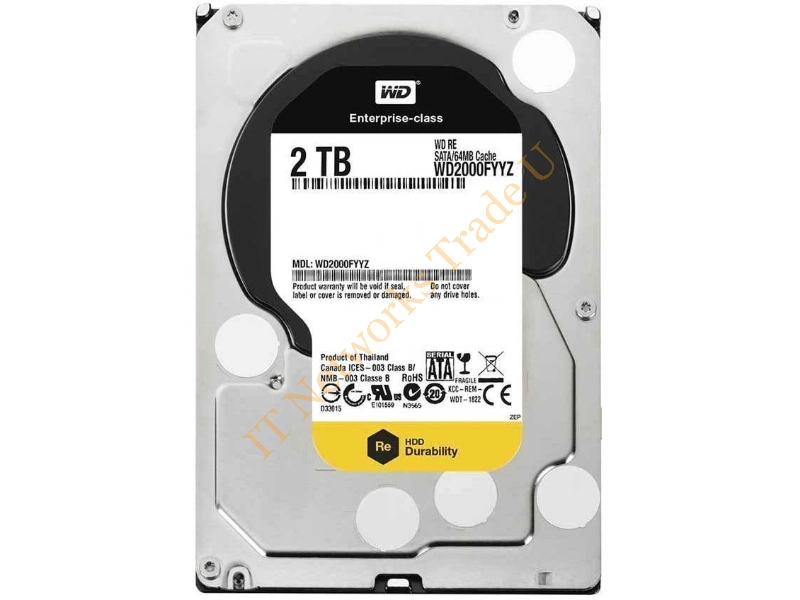 WD2000FYYZ - Western Digital RE 2TB 2000GB Serial ATA III internal hard drive