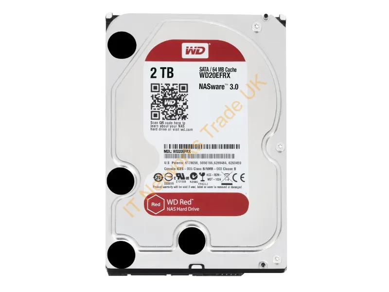 WD20EFRX - Western Digital Red 2TB 2000GB Serial ATA III internal hard drive