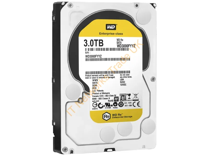 WD3000FYYZ - Western Digital RE 3TB 3000GB Serial ATA III internal hard drive