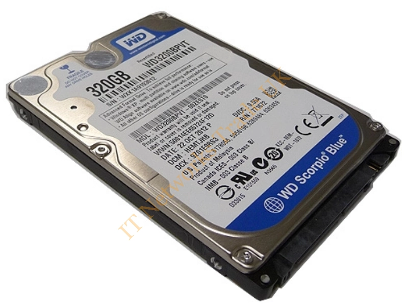 WD3200LPVX-60V0TTO Western Digital 320GB 5400RPM SATA 6Gb/s 2.5-inch Laptop Hard Disk Drive Internal HDD