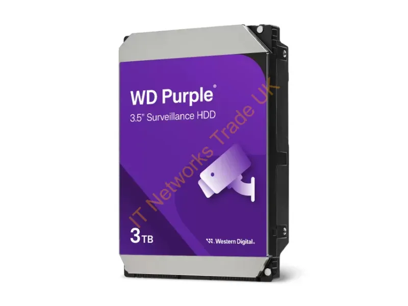 WD34PURZ - Western Digital Purple Internal Hard Drive 3 Tb 5400 Rpm 128 Mb 3.5" Serial Ata Iii