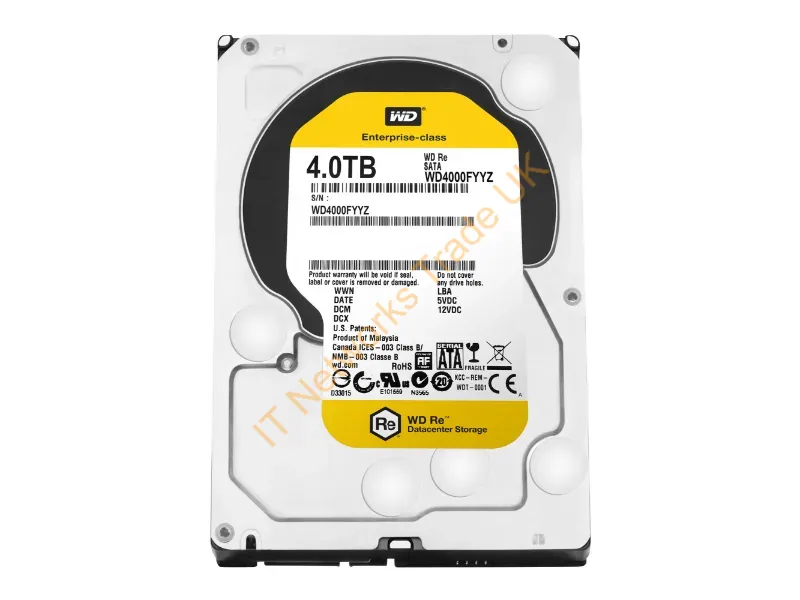 WD4000FYYZ - Western Digital RE 4TB 4000GB Serial ATA III internal hard drive