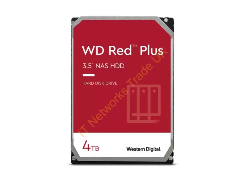 WD40EFPX - Western Digital Red Plus Internal Hard Drive 4 Tb 5400 Rpm 256 Mb 3.5" Serial Ata Iii