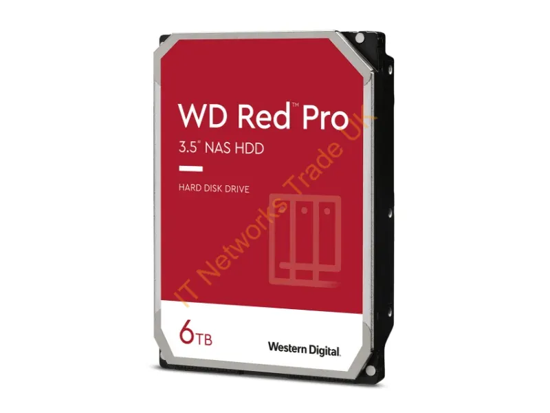 WD6005FFBX - Western Digital Red Pro Internal Hard Drive 6 Tb 7200 Rpm 256 Mb 3.5" Serial Ata