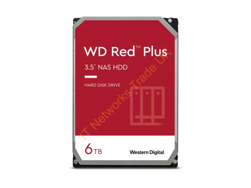 WD60EFPX - Western Digital Red Plus Internal Hard Drive 6 Tb 5400 Rpm 256 Mb 3.5" Serial Ata Iii