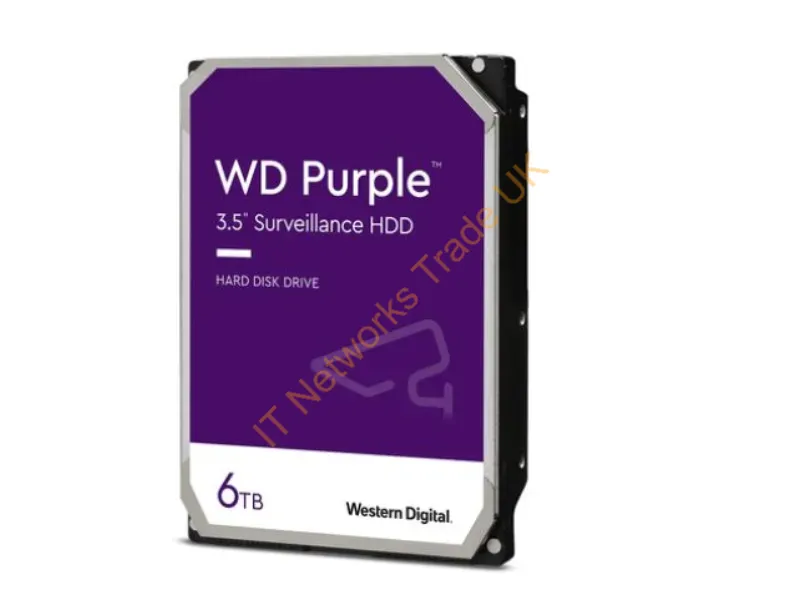 WD62PURZ-20PK - Western Digital Purple Internal Hard Drive 6 Tb 5700 Rpm 128 Mb 3.5" Serial Ata Iii