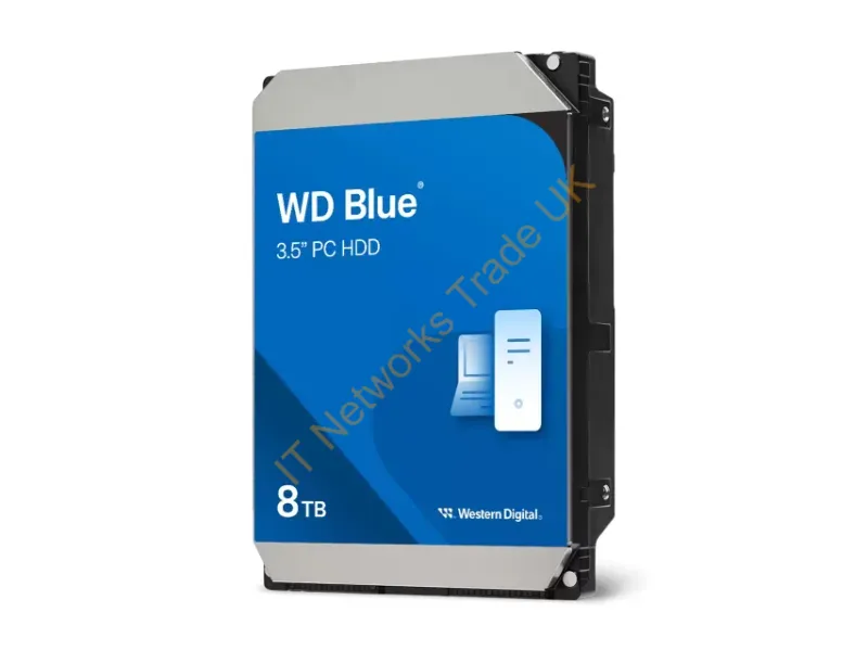 WD80EAAZ-20PK - Western Digital Blue Wd80Eaaz Internal Hard Drive 8 Tb 5640 Rpm 128 Mb 3.5" Serial Ata Iii