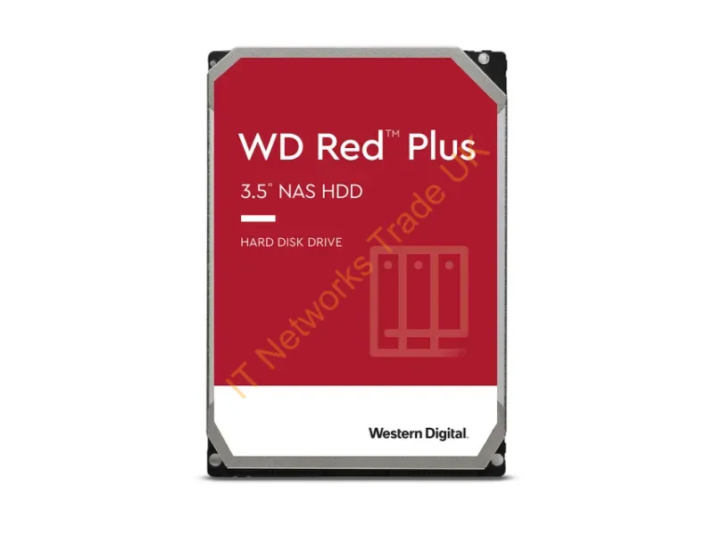 WD80EFBX Western Digital Red Plus 8TB 7200RPM SATA 6Gb/s 3.5-inch Server Hard Drive Internal HDD