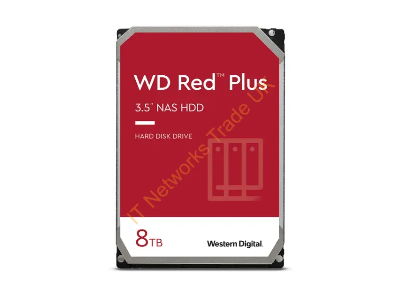 WD80EFPX - Western Digital Red Plus Internal Hard Drive 8 Tb 5640 Rpm 256 Mb 3.5" Serial Ata Iii