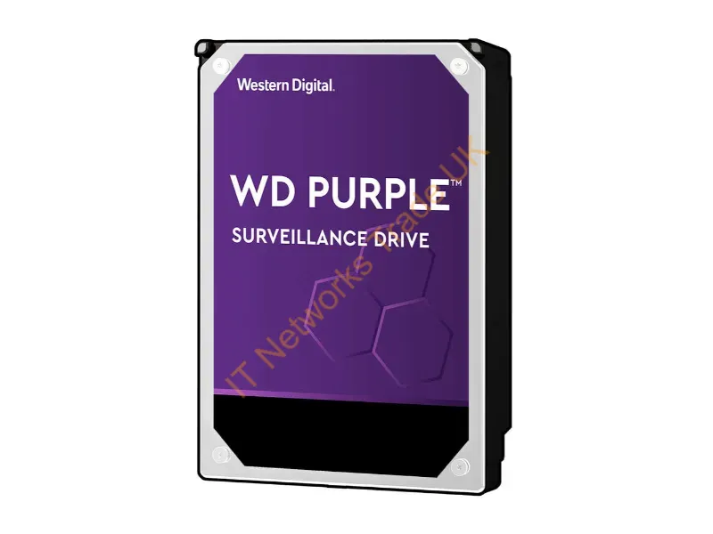 WD82PURZ Western Digital WD Purple 8TB 7200RPM SATA 6Gb/s 3.5-inch Surveillance Server Hard Drive Internal HDD