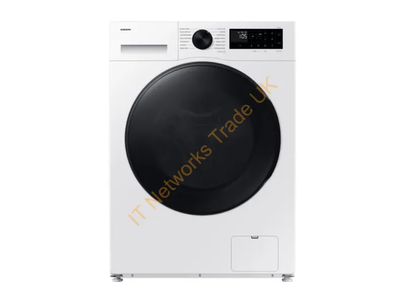 WD90DG5G34BEEU - Samsung Series 5 AI Energy WD90DG5G34BEEU 9KG / 5KG Smart Slim Depth Washer Dryer, White