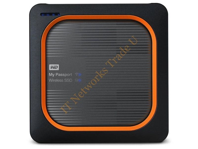 WDBAMJ2500AGY-EESN - Western Digital My Passport 250GB Wi-Fi Grey, Orange Solid State Drives