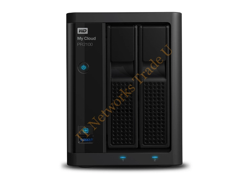 WDBBCL0080JBK-EESN - Western Digital My Cloud PR2100 NAS Desktop Ethernet LAN Black NAS Servers