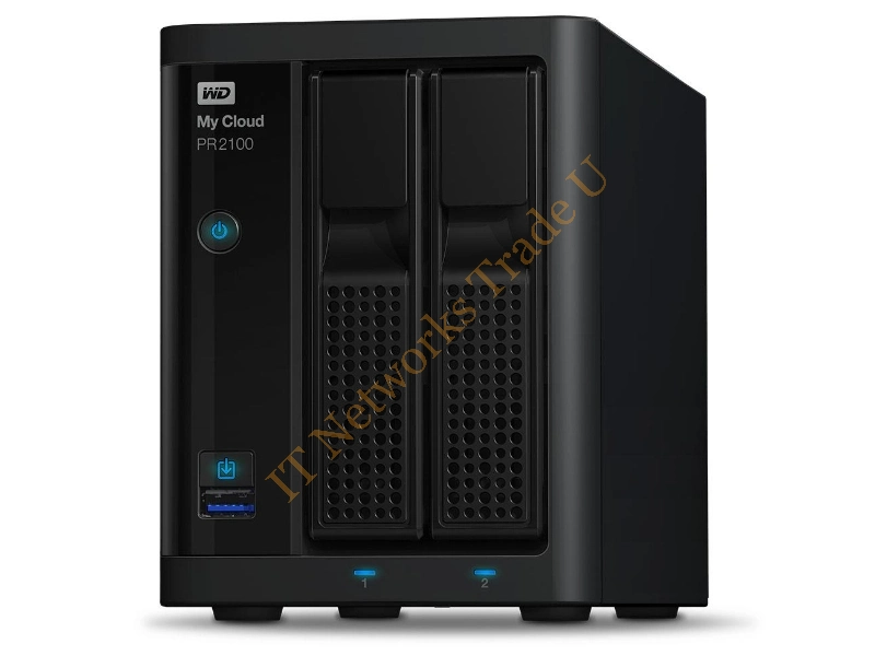 WDBBCL0200JBK-EESN - Western Digital My Cloud PR2100 NAS Desktop Ethernet LAN Black NAS Servers