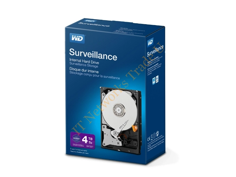 WDBGKN0040HNC-ERSN - Western Digital Surveillance Storage HDD 4000GB Serial ATA III internal hard drive
