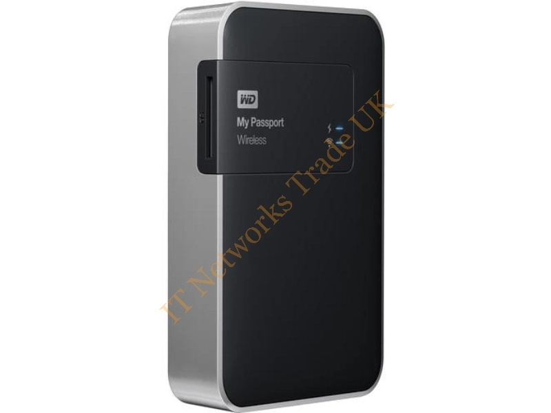WDBK8Z0010BBK-NESN Western Digital My Passport Wireless 1TB USB 3.0 Wi-Fi 2.5-inch External Hard Disk Drive Storage HDD