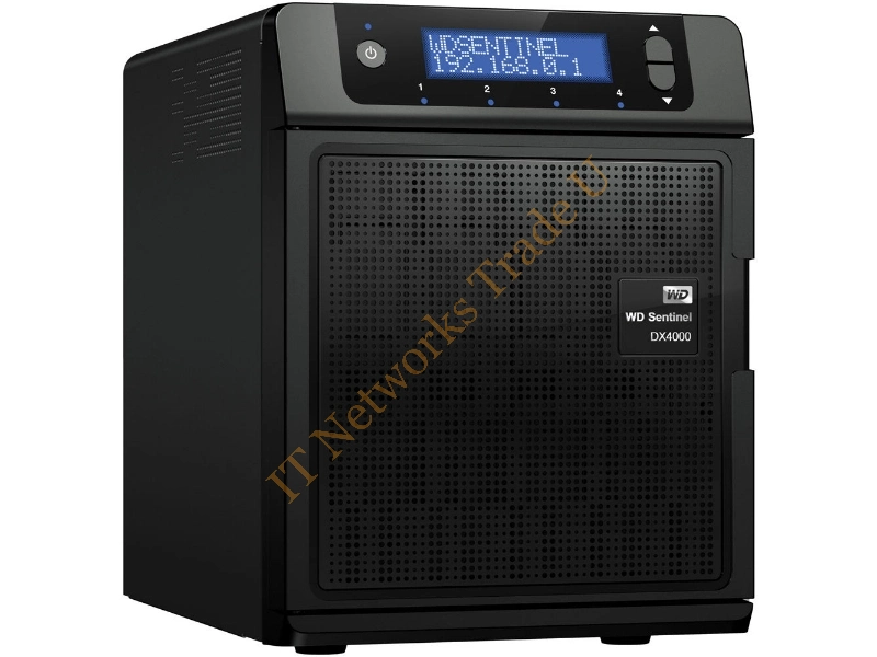 WDBLGT0040KBK-NESN Western Digital Sentinel DX4000 4TB (2x2TB) Small Business Storage Server- Network Storage Server (NAS) Network Storage System