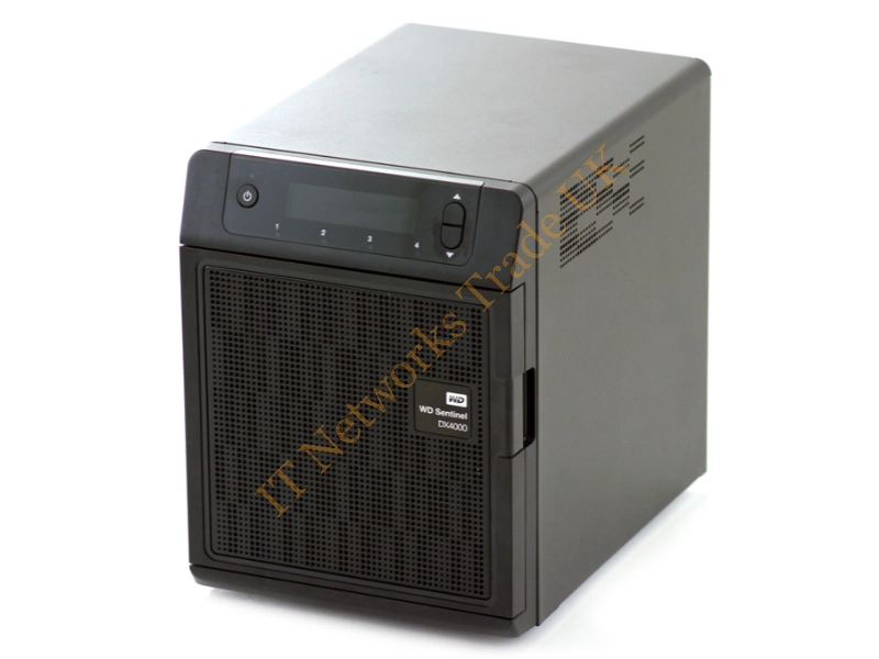 WDBLGT0060KBK-NESN Western Digital WD Sentinel DX4000 6TB Small Office Server Intel -Atom 6TB RJ-45 Network USB NAS Server