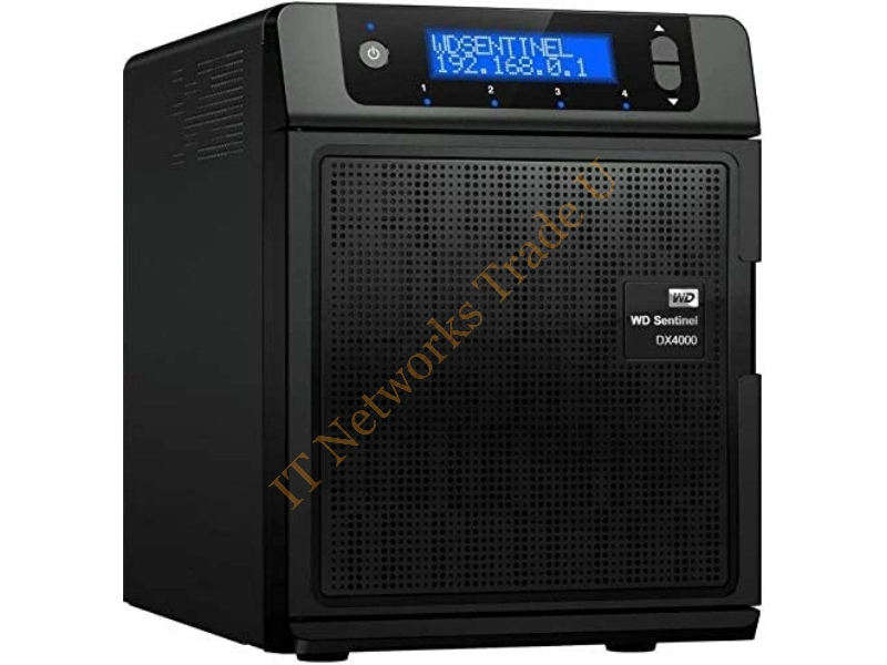 WDBLGT0120KBK-NESN Western Digital Sentinel DX4000 Small Office Network Storage Server (NAS) Intel Atom 12 TB RJ-45 Network