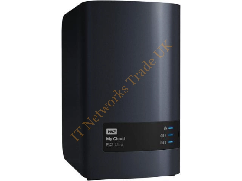 WDBVBZ0020JCH-NESN Western Digital My Cloud Expert Series EX2 Ultra 2TB Network Attached Storage Server NAS Server
