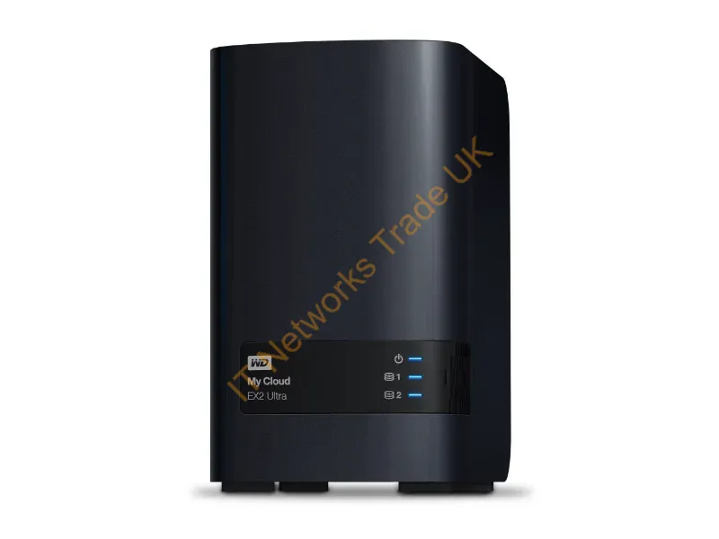 WDBVBZ0040JCH-EESN - Western Digital My Cloud EX2 Ultra NAS Desktop Ethernet LAN Black NAS Servers
