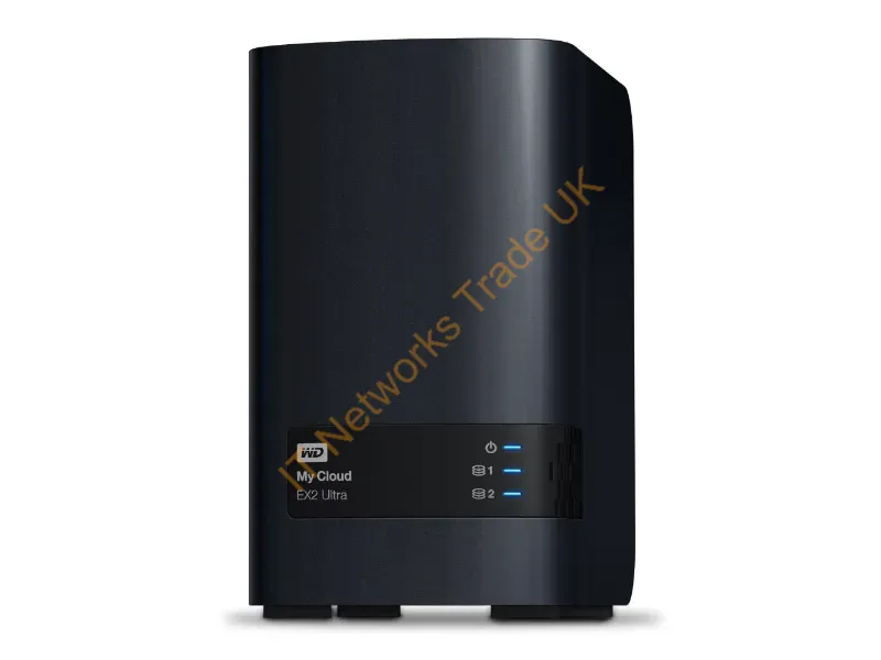 WDBVBZ0060JCH-EESN - Western Digital My Cloud EX2 Ultra NAS Desktop Ethernet LAN Black NAS Servers