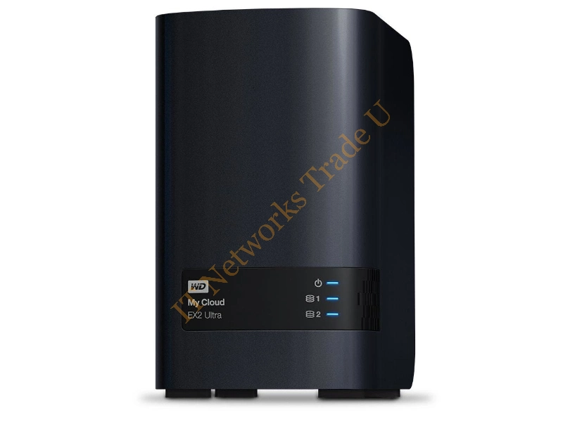 WDBVBZ0200JCH-EESN - Western Digital My Cloud EX2 Ultra NAS Ethernet LAN Black NAS Servers