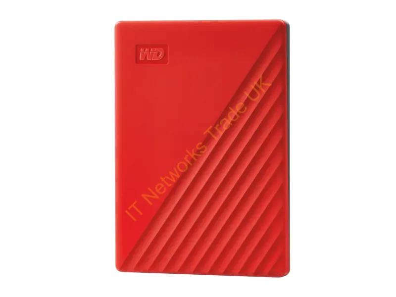 WDBYVG0020BRD-WESN - Western Digital My Passport External Hard Drive 2 Tb 2.5" 3.2 Gen 1 (3.1 Gen 1) Red