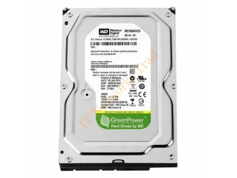 WDC1600BEKT Western Digital Scorpio Black 160GB 7200RPM SATA 3GB/s 16MB Cache 2.5-inch Internal Laptop Hard Disk Drive Internal HDD