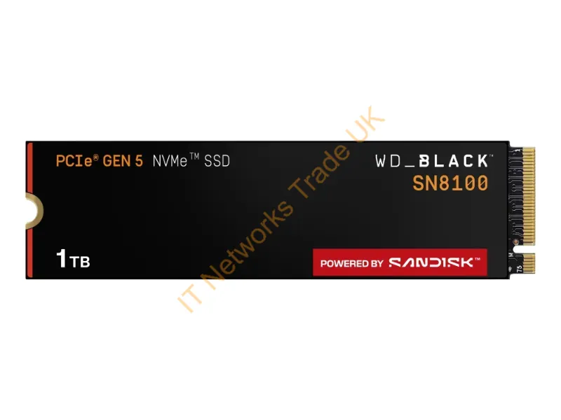 WDS100T1X0M-00CMT0 - Sandisk Black Wd_Black Sn8100 Nvme 1 Tb M.2 Pci Express 5.0 Tlc 3D Nand