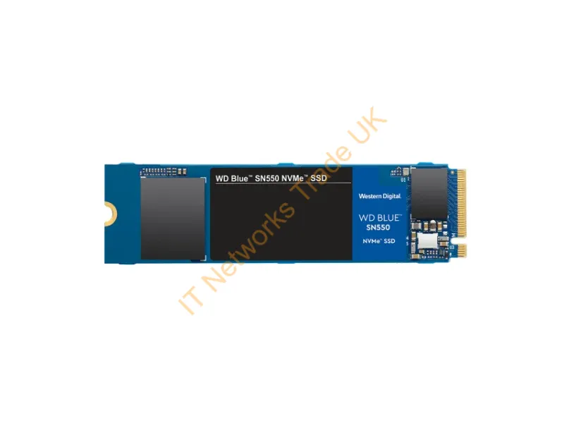 WDS100T2B0C Western Digital Blue SN550 1TB PCIe NVMe Gen-3 x4 3D TLC NAND M.2 NGFF (2280) Solid State Drive SSD Storage
