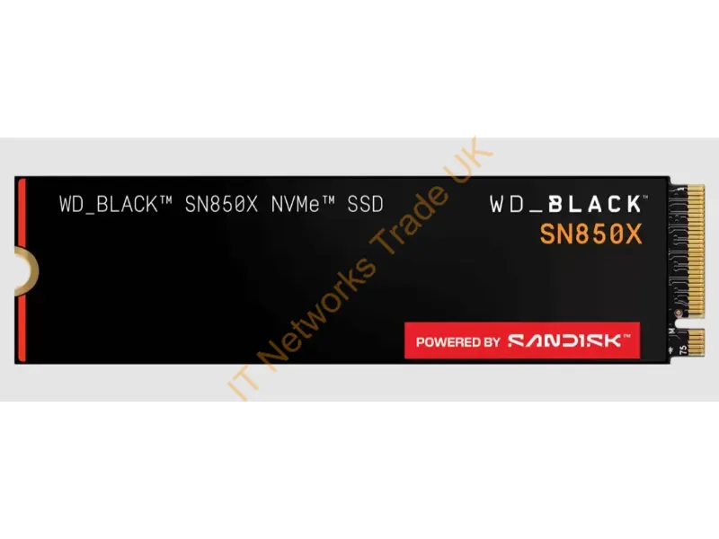 WDS100T2X0E-00BCA0PK - Western Digital Black Sn850X 1 Tb M.2 Pci Express 4.0 Nvme