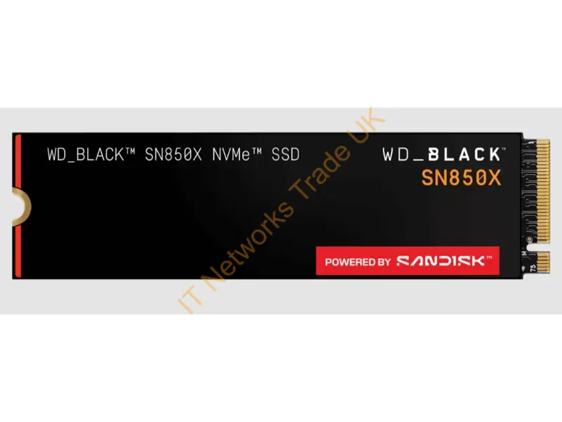 WDS100T2XHE-00BCA0PK - Western Digital Sn850X 1 Tb M.2 Pci Express Nvme